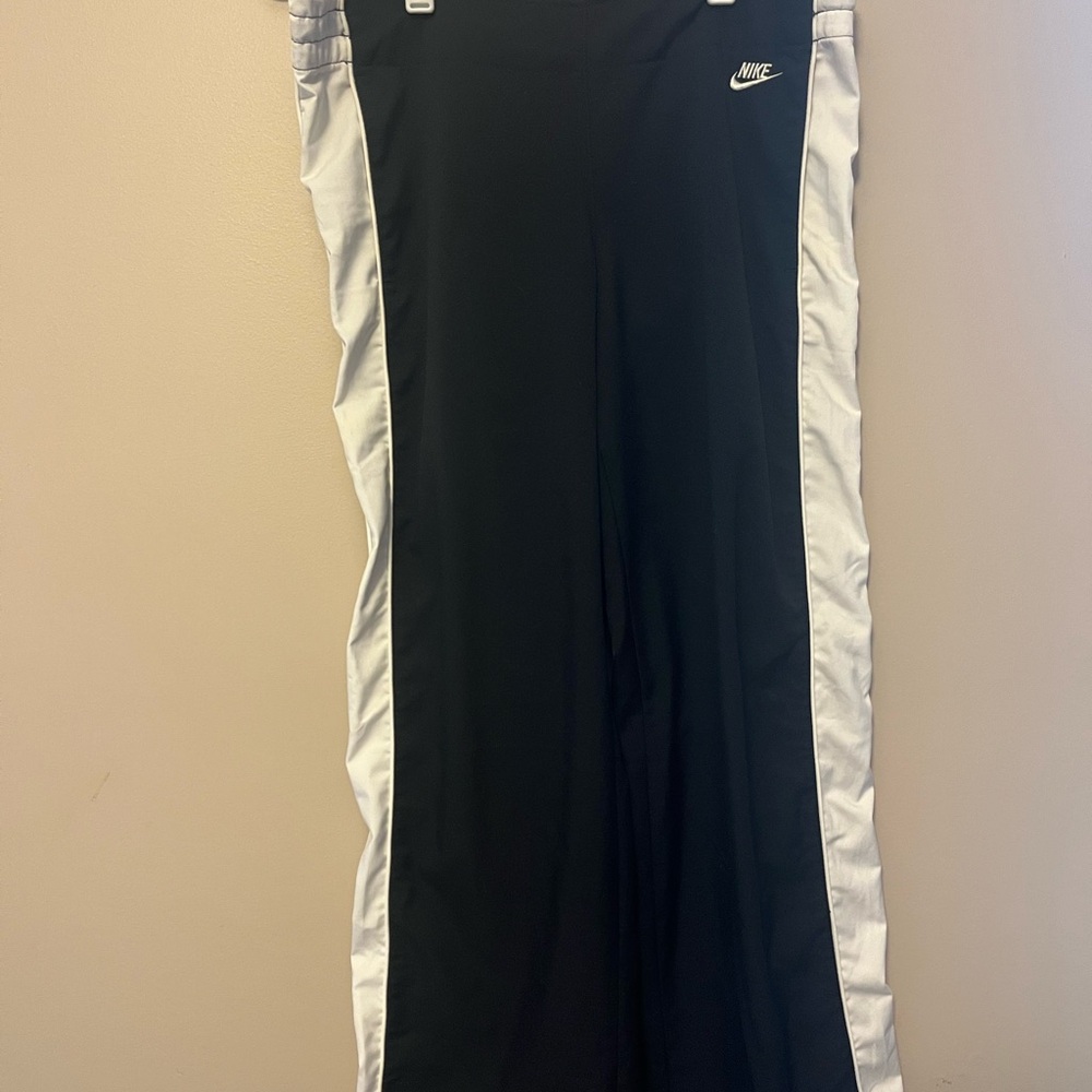 Nike Black and White Track Pants